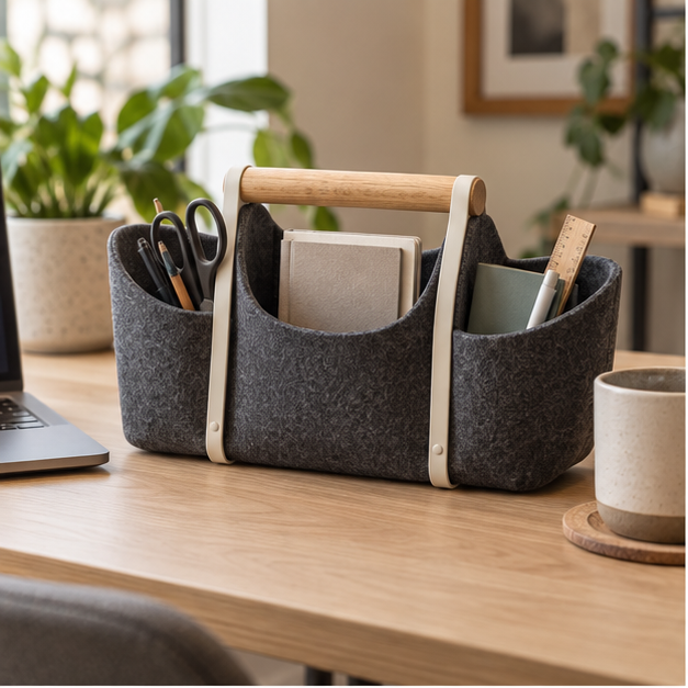 FoldPocket Felt Desk Caddy